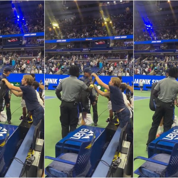 Un supporter de l'US Open tente de voler un sac…