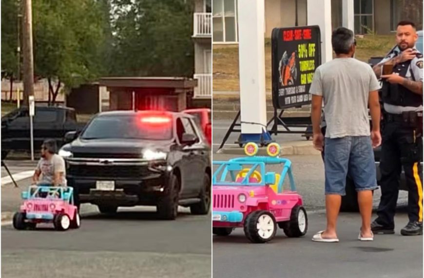 Betrunken einen Jeep fahren …