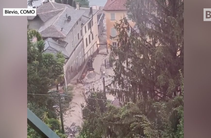 Maltempo nel Comasco, a Blevio le strade sono…