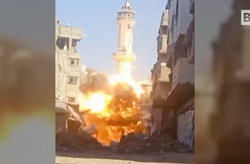 Gaza: Israel zerstört Moschee aus dem 13. Jahrhundert