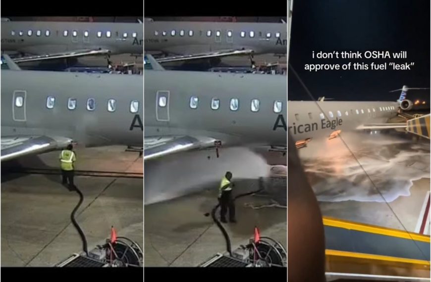 Terror en aeropuerto: Operador torpe derrama combustible durante repostaje