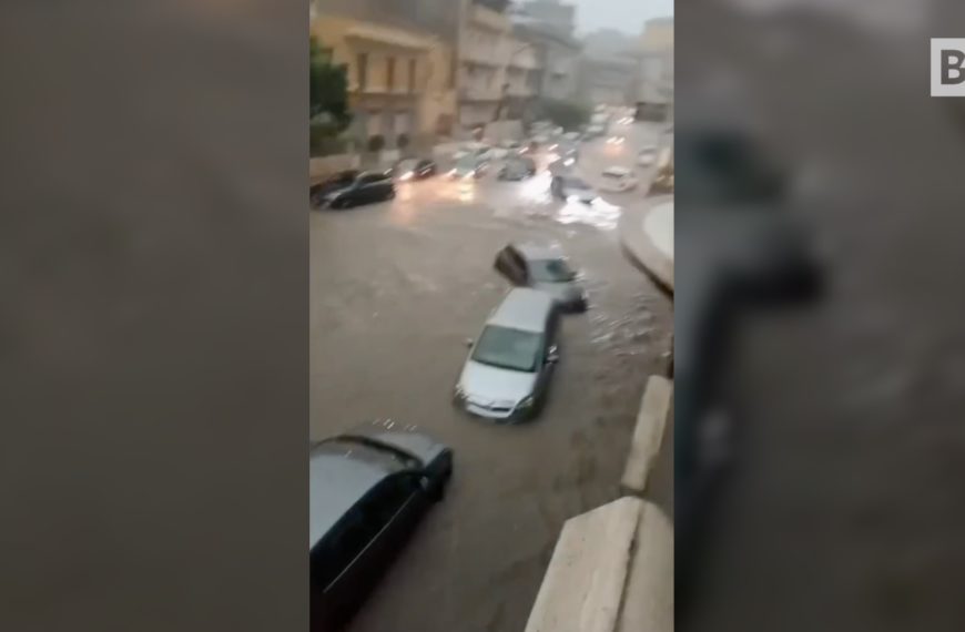 Sicilia: Fuertes lluvias azotan la provincia de Agrigento