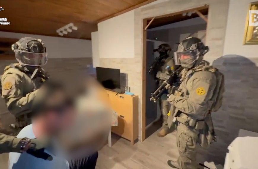 Foggia, una redada cinematográfica para detener a un fugitivo