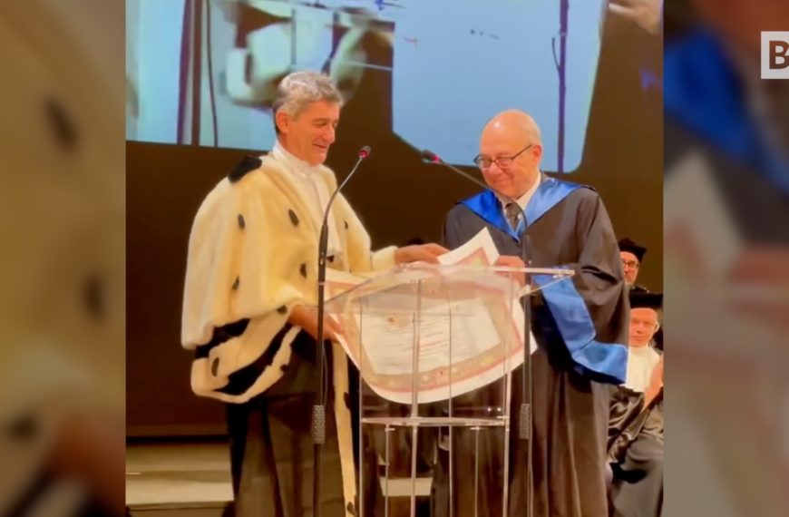 Carlo Verdone, doctor honoris causa en Medicina