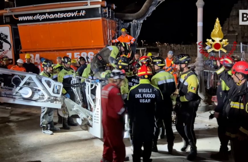 Tragedia en los Foros Imperiales: los rescatistas en acción...