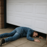 Un homme meurt écrasé par une porte de garage défectueuse.