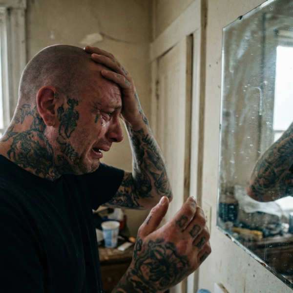 Reacción al tatuaje: caída del cabello y deja de sudar.