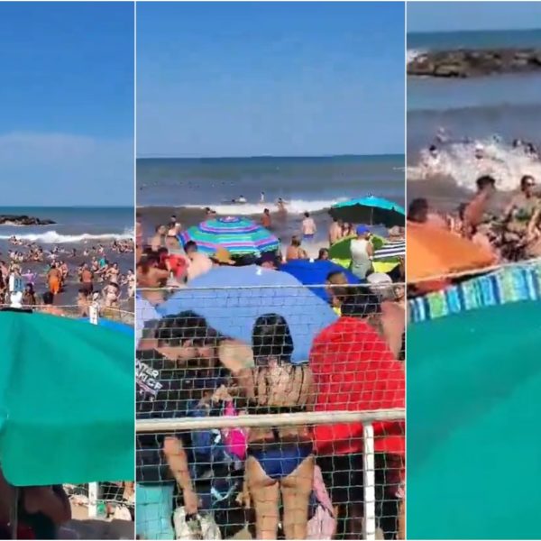 Un tsunami golpea una playa en Argentina: un…