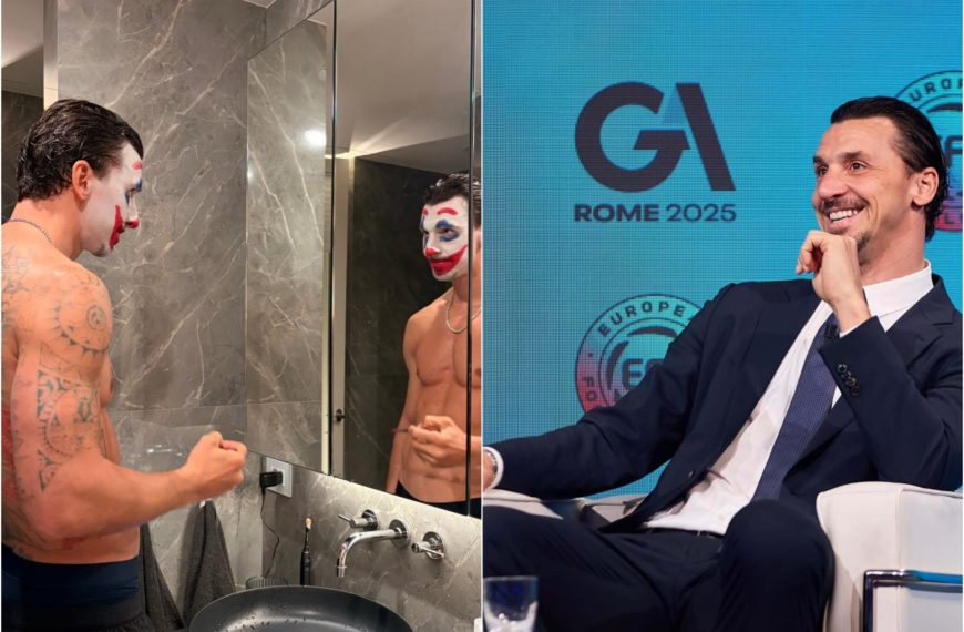 Zlatan Ibrahimovic cacca addosso