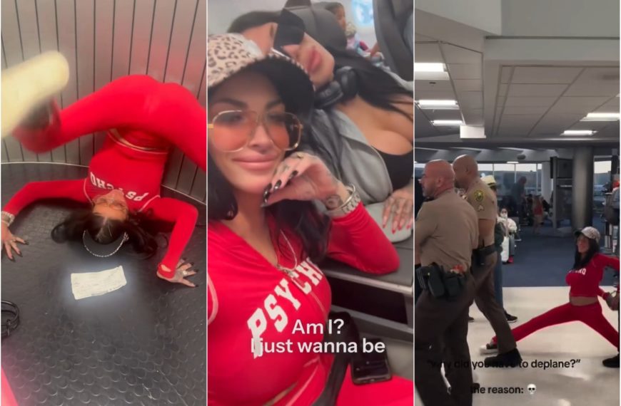 Seminude sull’aereo, modelle di OnlyFans buttate…